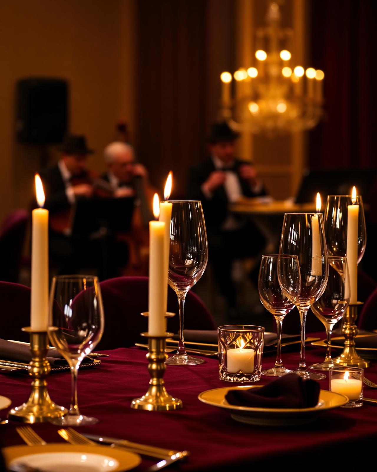 Dîner privé en musique
